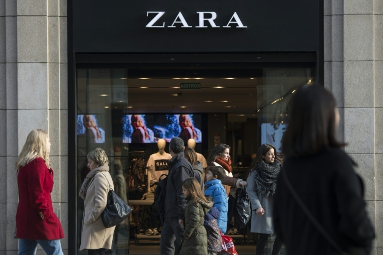 Shares in Zara owner Inditex sink despite record profit