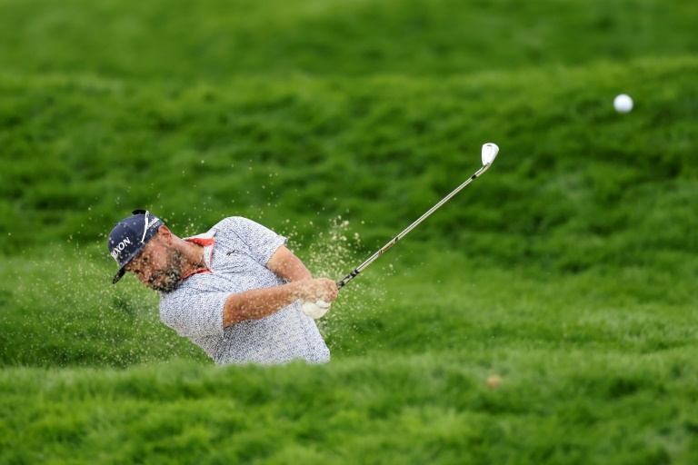 Burns and Spaun share US Open lead through nine holes of third round