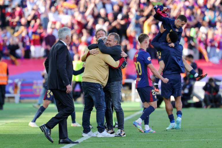 'We'll defend better next season': Barca's Flick after wild Clasico win