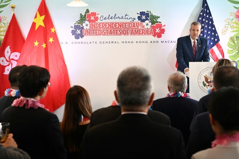 US Independence Day event no threat to Hong Kong security: consulate chief