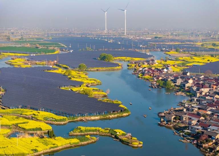 China says wind and solar energy capacity exceeds thermal for first time