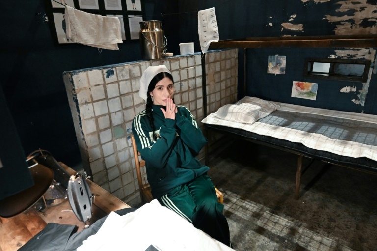 Pussy Riot co-founder back in prison cell -- at LA museum