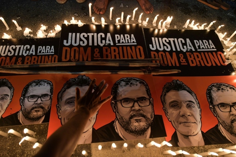 Brazil charges man with killings of UK journalist, activist