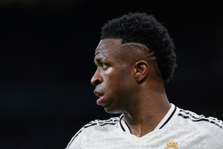 Four Atletico ultras get suspended jail for Vinicius effigy
