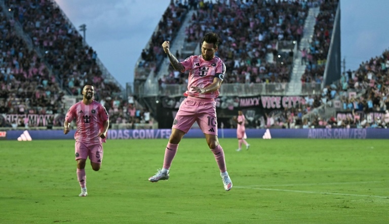 Messi's latest brace lifts Miami to 2-1 MLS victory over Nashville