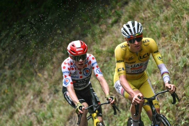 Pogacar exits Alps with Tour stranglehold as Arensman edges white-knuckle win