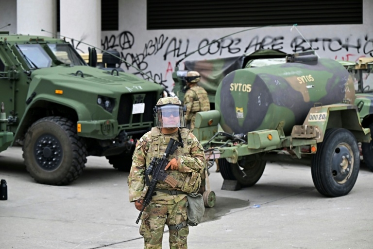 LA unrest marks latest clash of US presidents, states over National Guard