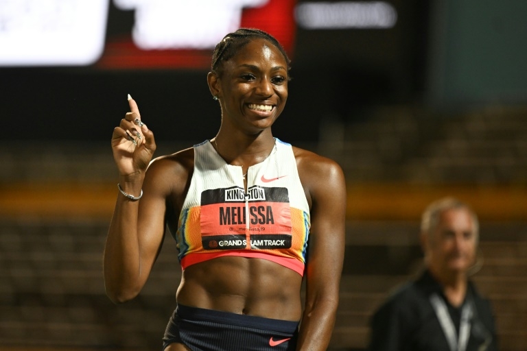 Jefferson-Wooden scorches to 100m win at Grand Slam Track meet