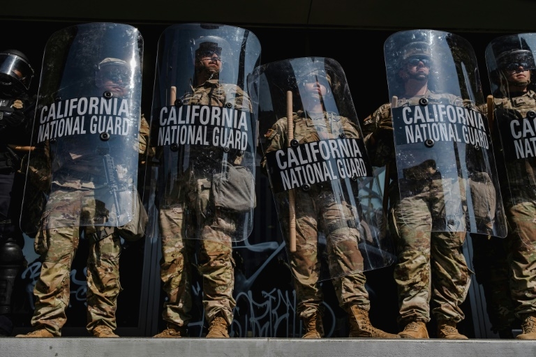 What powers is Trump using to send troops to Los Angeles?