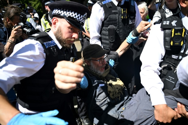 Police arrest scores more Palestine Action supporters
