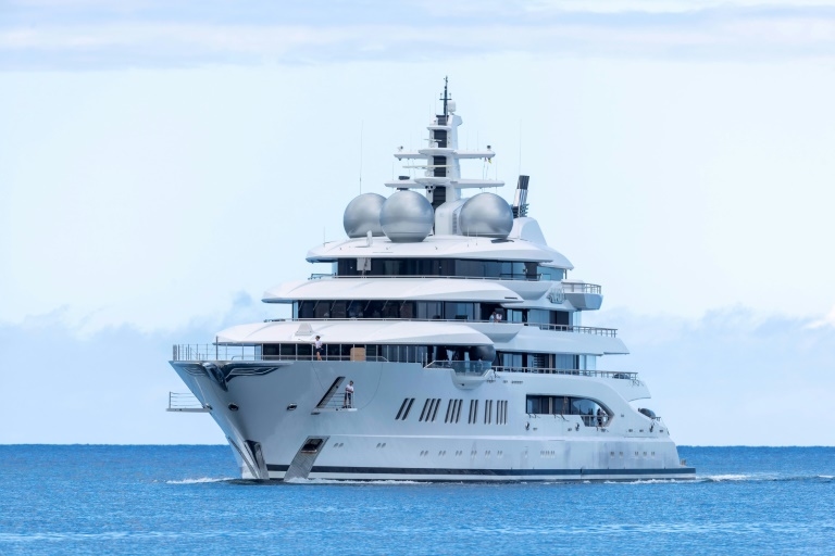 Russian oligarch's superyacht to be auctioned in US