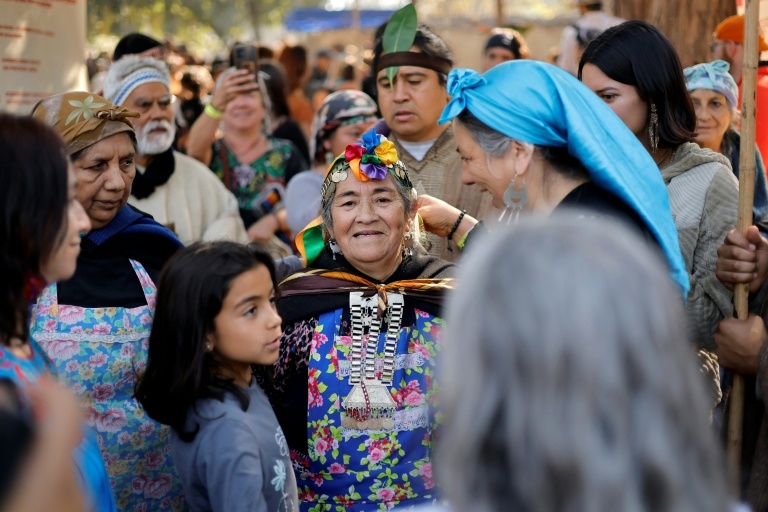 Indigenous leaders end world voyage with prayer for nature