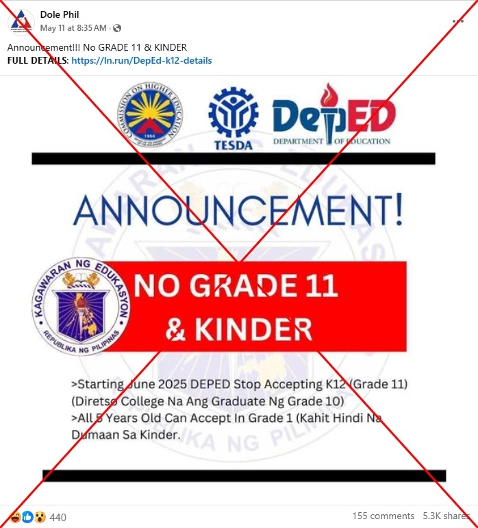 No recent overhaul in Philippine education system