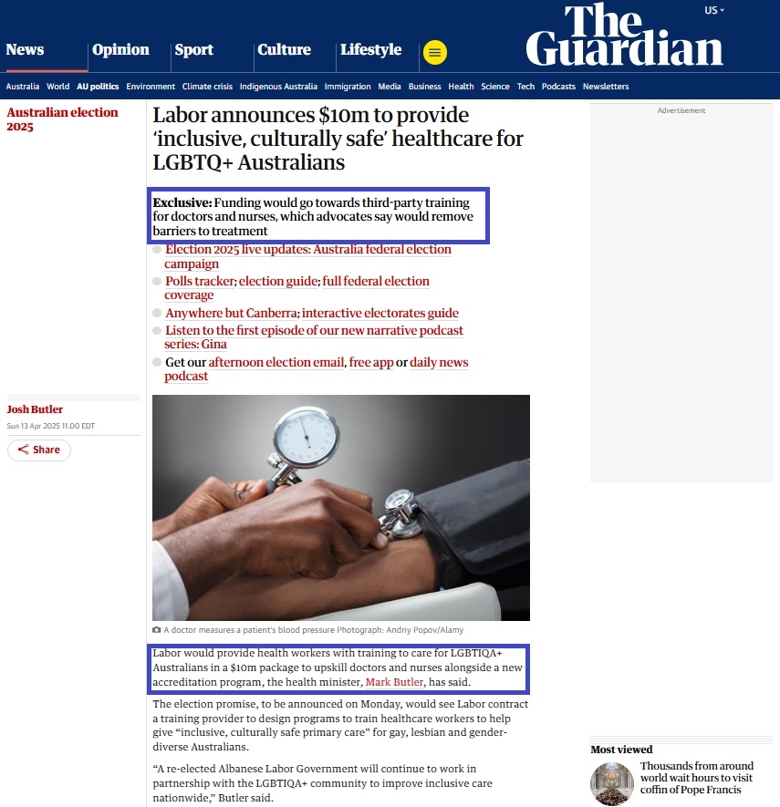 Posts misuse Australian news report to misrepresent Labor Party election promise