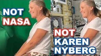 Video does not show astronaut exposing 'fake' life in space