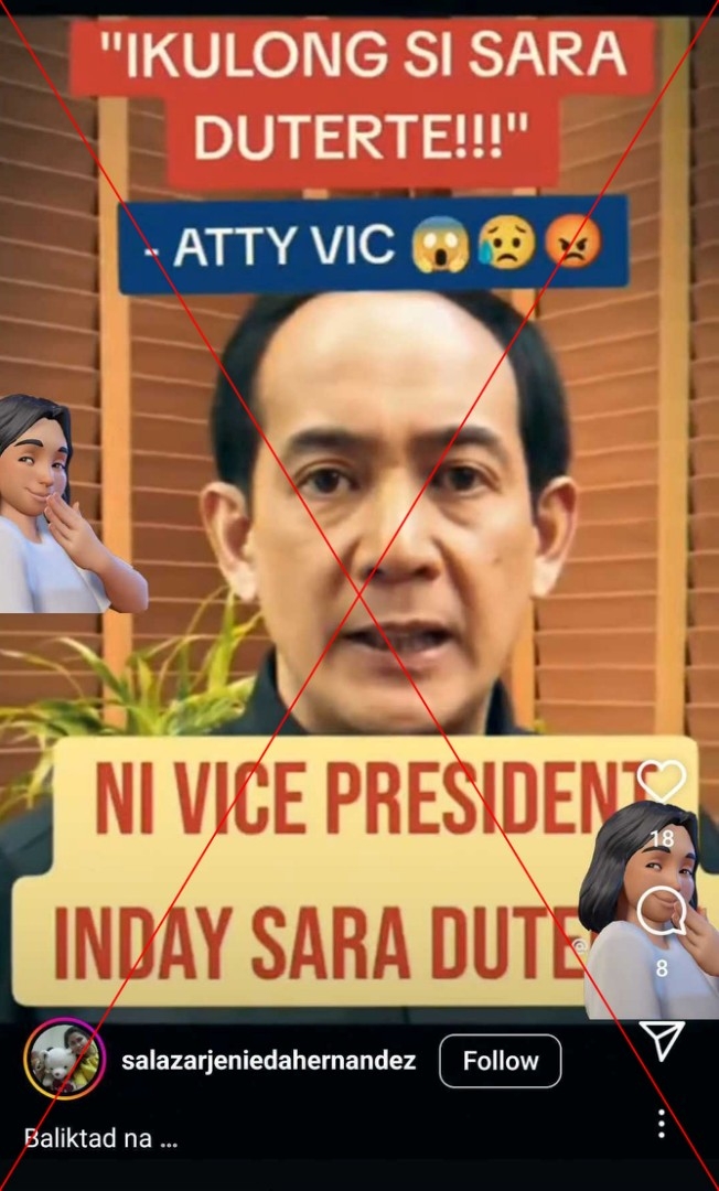 Spliced footage of Duterte-backed politician sparks turncoat claims