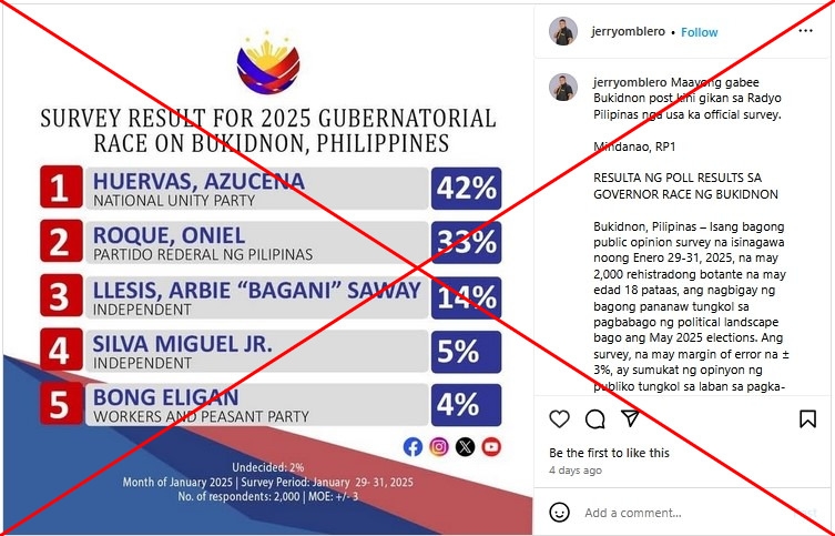 Imposter govt website spreads fabricated poll ahead of Philippine midterm vote