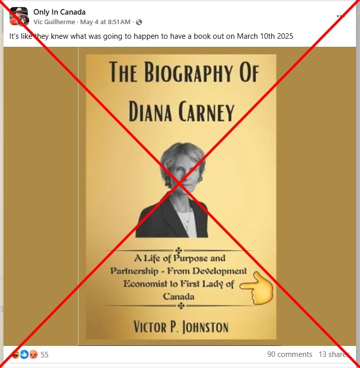 Diana Carney biography likely written by AI sparks conspiracy claims