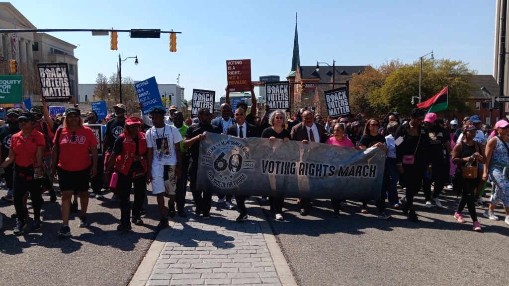 Marchers recreate final leg of 1965 Selma-to-Montgomery march