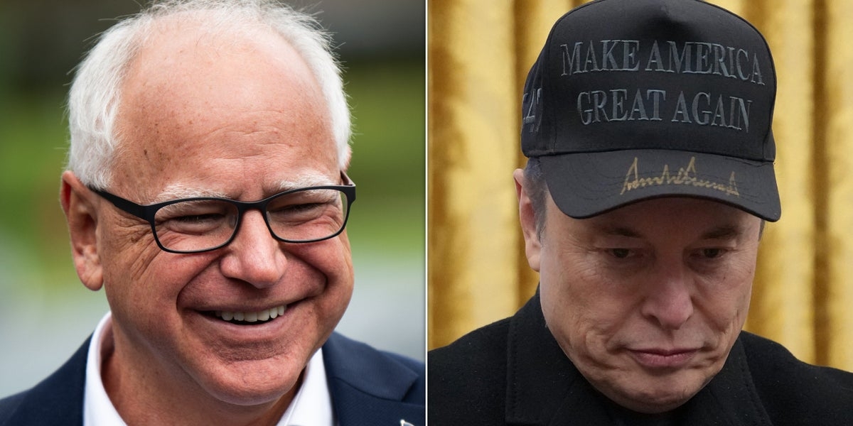 Tim Walz's 6-Word Response To Elon Musk's Government Exit Is Hilariously Accurate