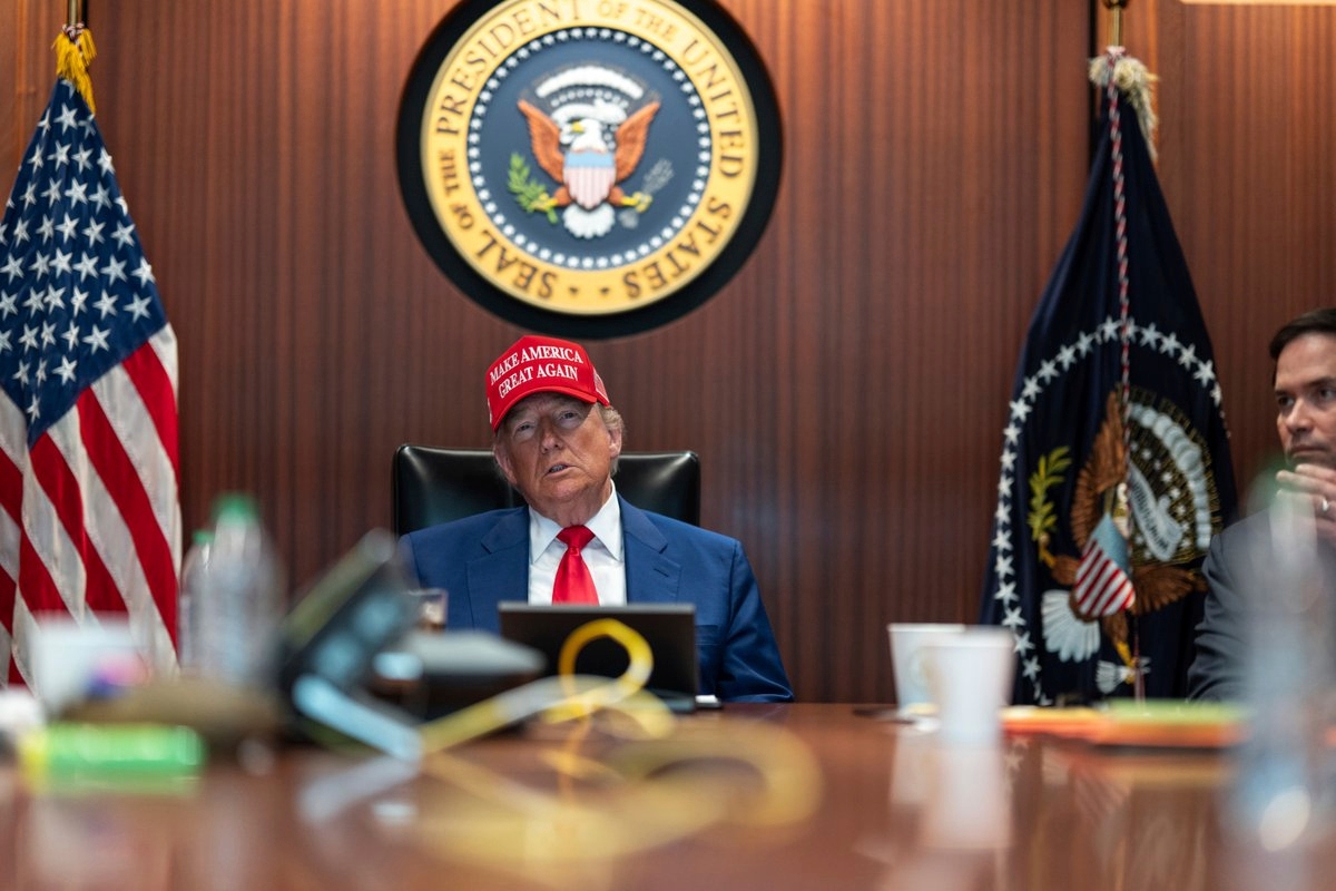 White House photos show rare look inside the Situation Room as Trump authorizes strikes in Iran