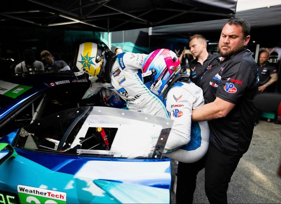 Wickens returns to elite racing with use of hand controls 7 years after he was paralyzed in a crash