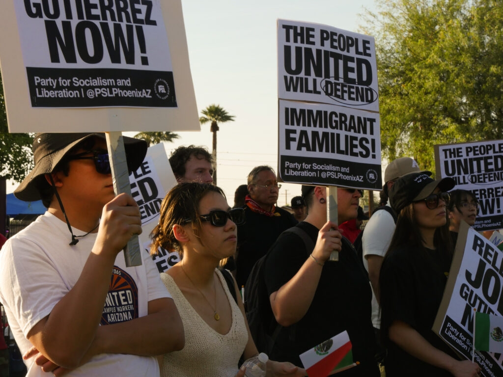Valley father detained by ICE while driving to work sparks protest for release