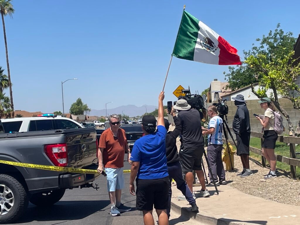 Protesters clash with police as ICE raids surge across Phoenix metro area