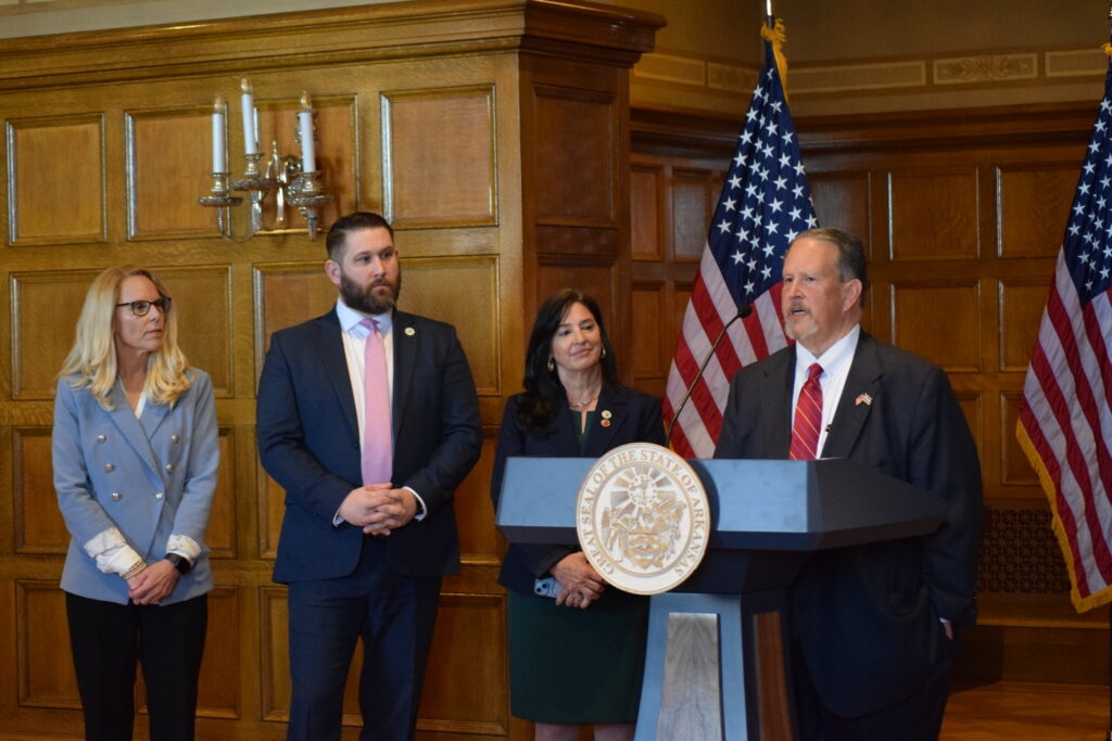Arkansas governor unveils anti-China legislation package