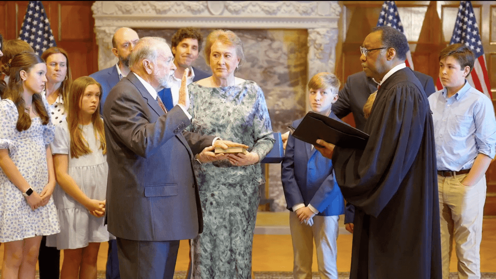 Former Arkansas governor sworn in as Israel ambassador