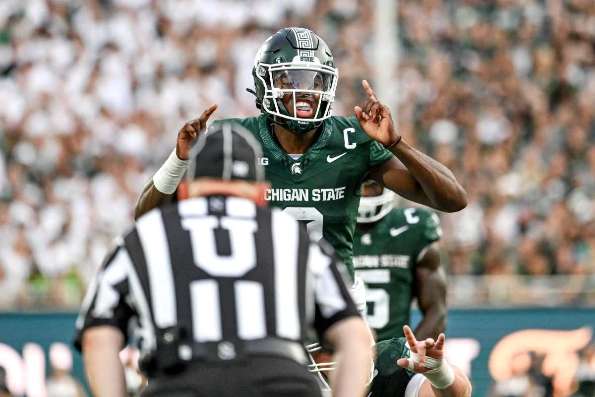 Michigan State Spartans Quarterback Aidan Chiles is Expected To Have a Big 2025 Season With All Offensive Pieces Falling in Place