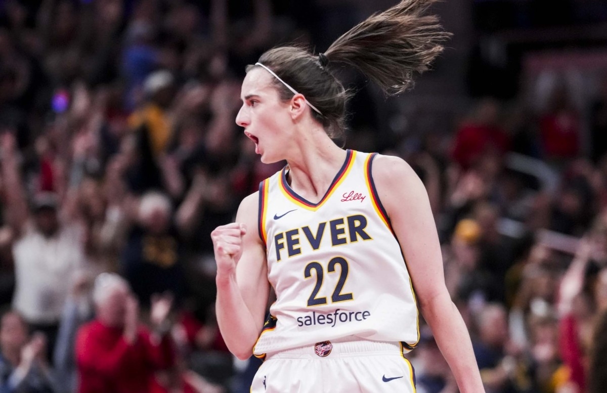 Caitlin Clark's Animated Behavior Following Pacers-Knicks