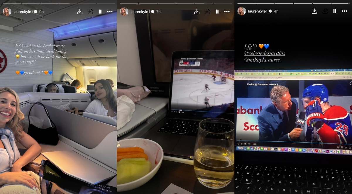 Connor McDavid's Wife Has Three-Letter Reaction to Oilers' Win Against Panthers