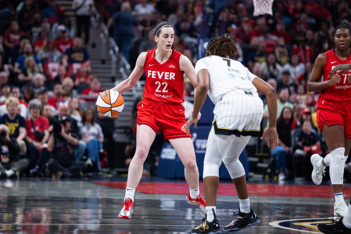Caitlin Clark Gets in Altercation With Angel Reese After Hard Foul in Opener