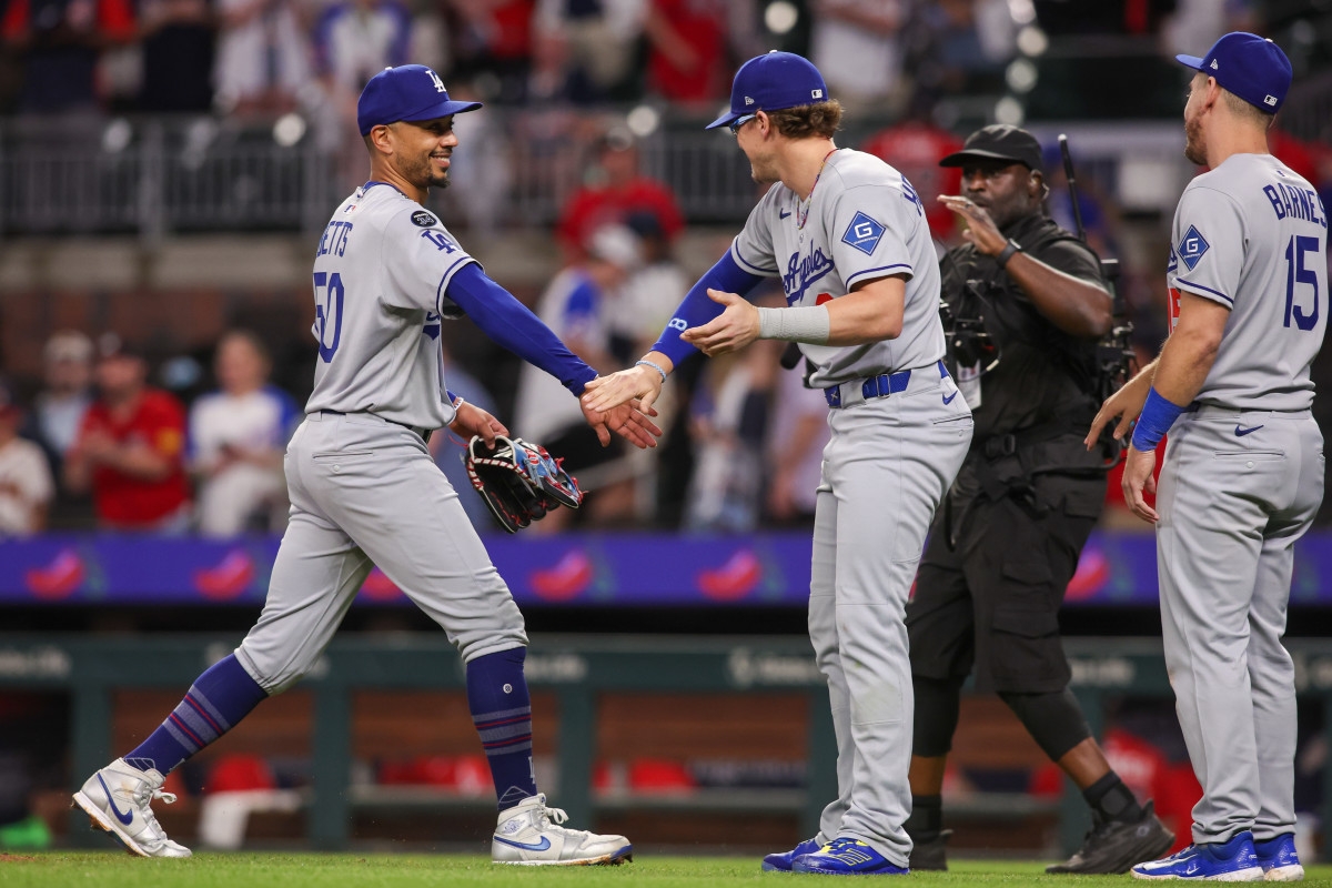 Special Guest at Braves-Dodgers Turns Heads