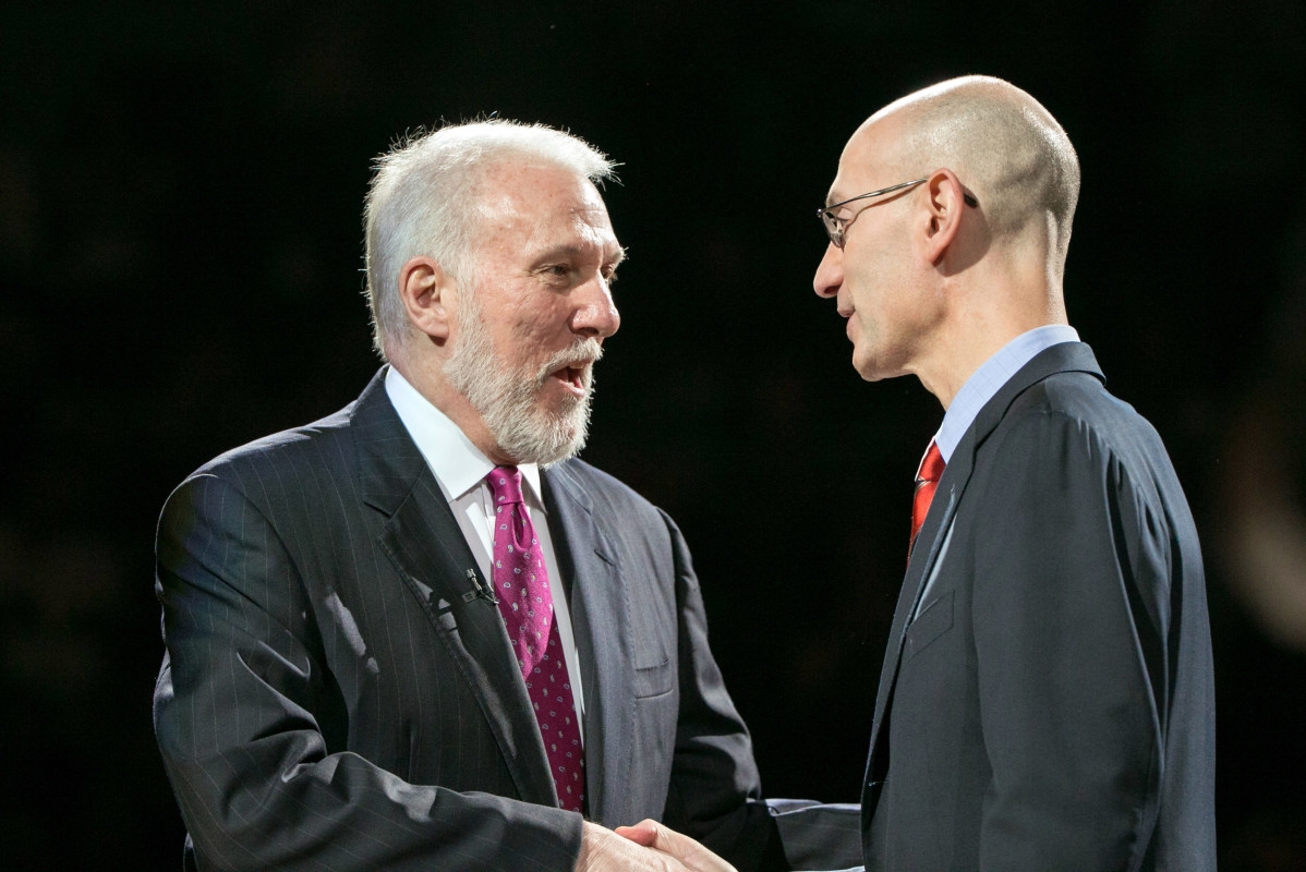 The Gregg Popovich Call That Adam Silver Can't Forget: 'He Yelled at Me!'