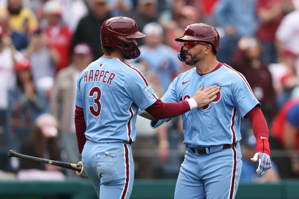 Phillies' Bryce Harper Shows Support for.Potential Kyle Schwarber Extension