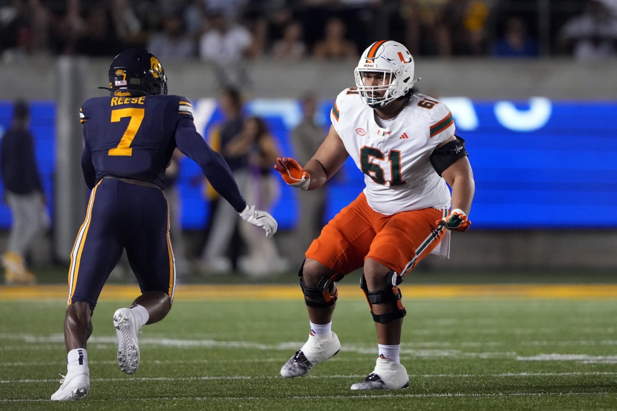 Miami Star Named Top Five OL in CFB Heading Into 2025 Season