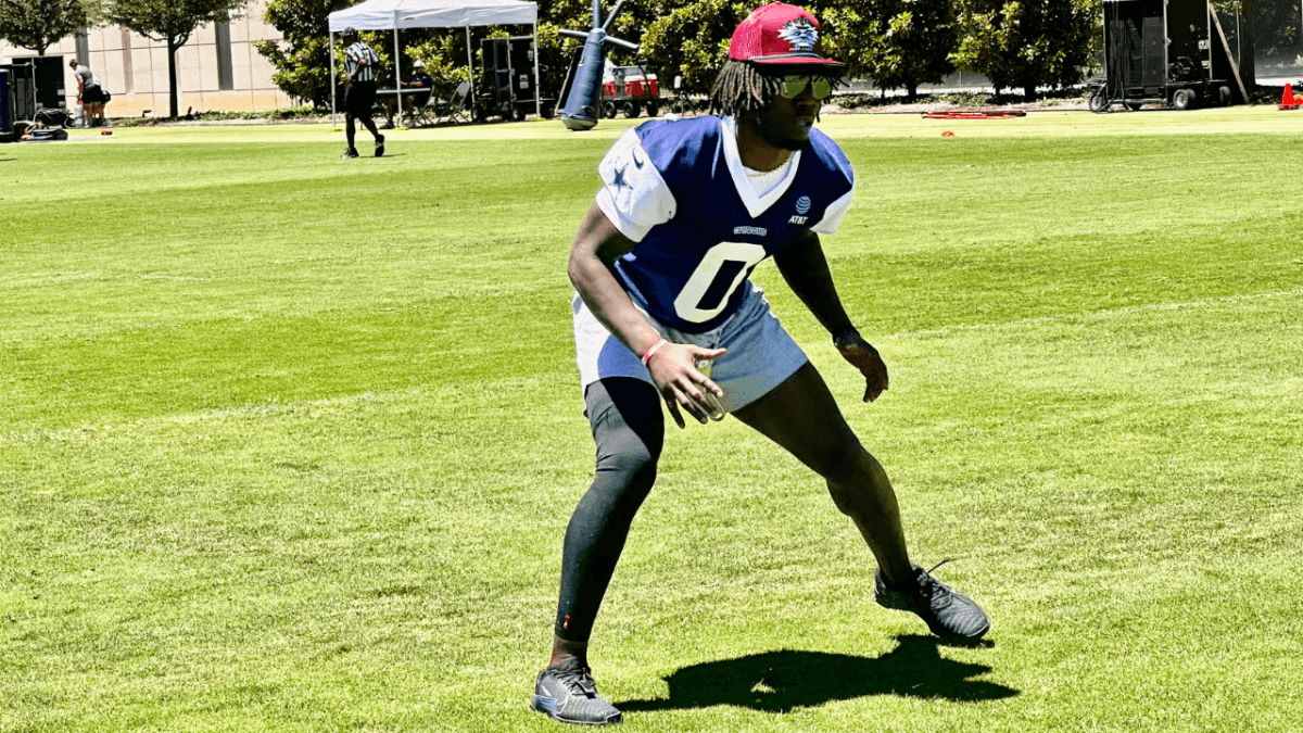 DeMarvion Overshown Previews His New Jersey Number at Cowboys OTAs