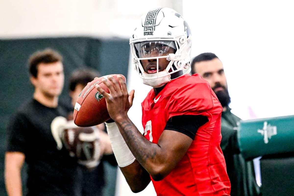 Michigan State Quarterback Aidan Chiles Balances a High Ceiling and an Underdog Mentality