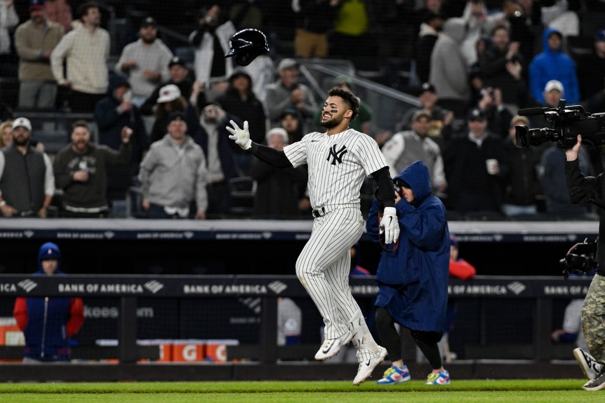 Yankees' Aaron Boone Sends Jasson Dominguez Update After Luke Weaver Injury