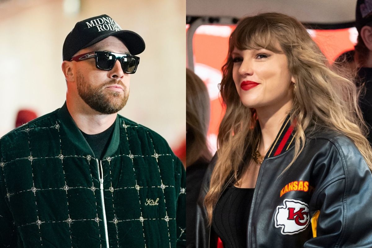 New Photo of Travis Kelce and Taylor Swift at Wedding on Friday