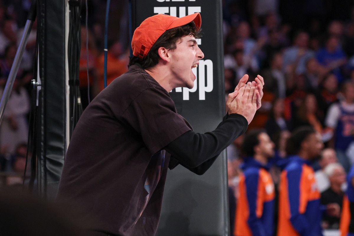 Timothee Chalamet Posts Cryptic Message After Knicks' Loss