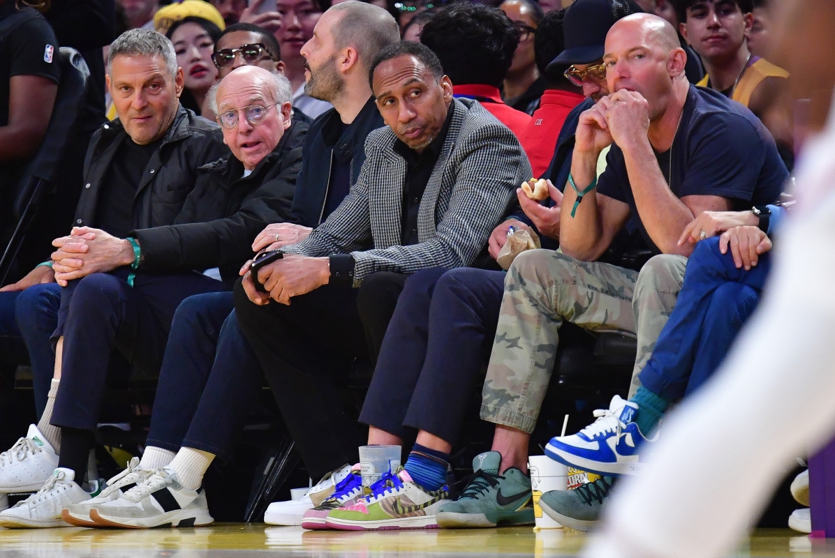 Josh Allen and Hailee Steinfeld aren't the only ones who were feeling "pretty, pretty good'' at the wedding celebration as comedy icon Larry David - famous for "Seinfeld'' and "Curb Your Enthusiasm'' was in attendance.