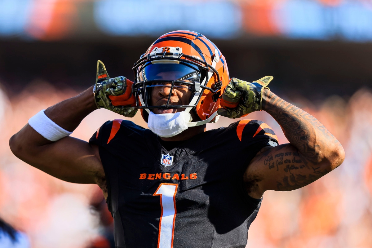Who is on Ja'Marr Chase's "Mount Rushmore" as the best wide receivers in NFL history? And should he include himself next?
