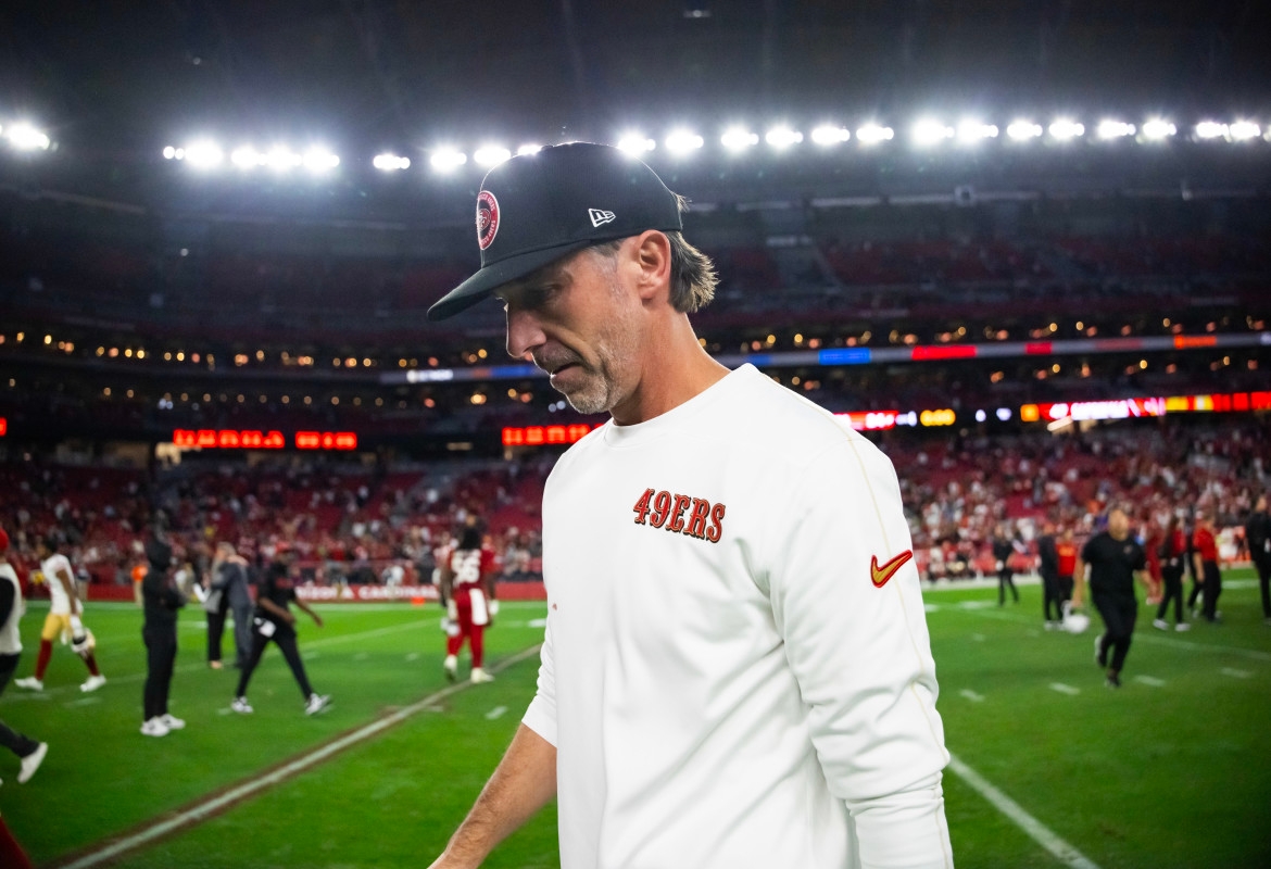 The San Francisco 49ers head coach Kyle Shanahan began OTAs with a powerful message that he hopes inspires a bounce-back season in 2025.