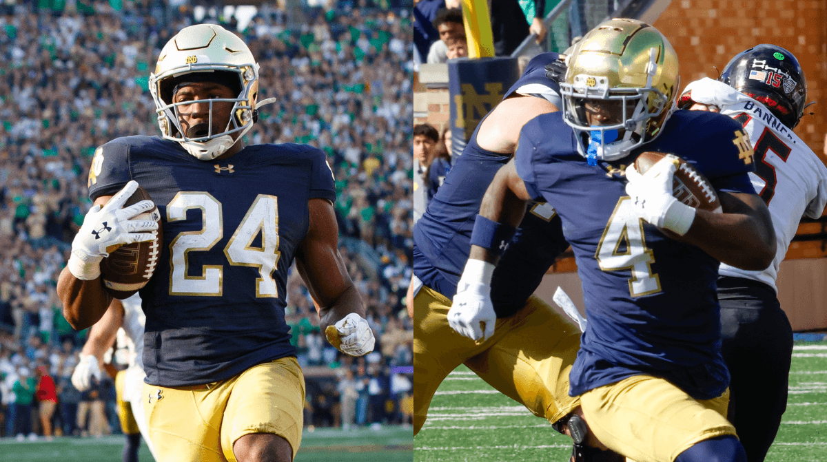 Notre Dame Running Backs Left Off Of CBS Sports Dynamic Duos List In 2025
