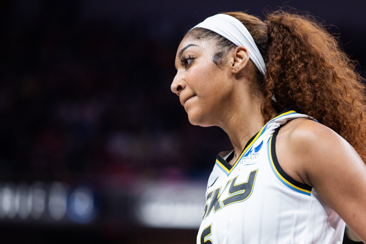Angel Reese's Unexpected Gesture Catches Attention During Sky-Liberty Game