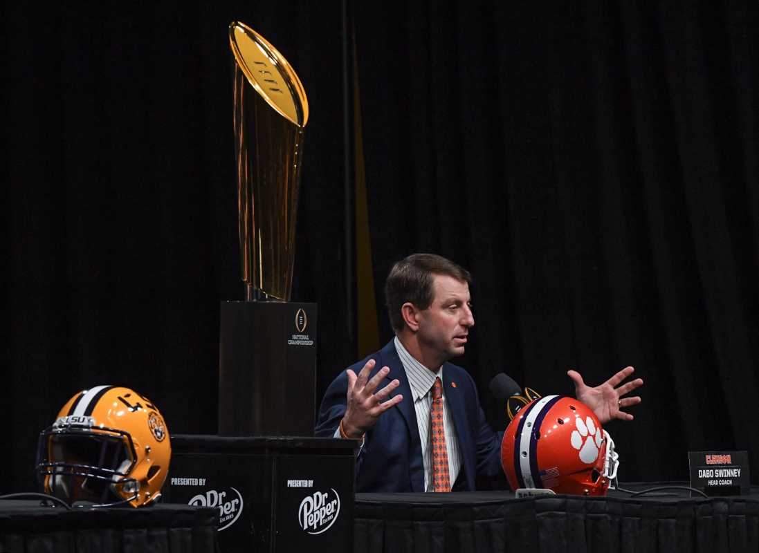 Dabo Swinney Looks to Add to Brian Kelly's Week 1 Misery in Clemson-LSU Clash