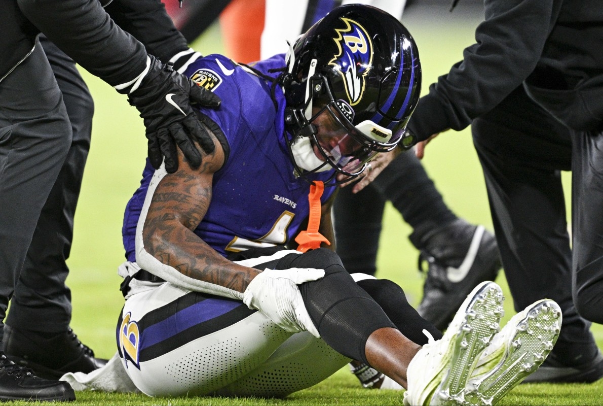 Baltimore Ravens' Zay Flowers Has 'No Limits' From Knee Injury